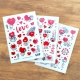 Love Stickers for journalling, card making, wedding, valentines, phones, laptops, rewards