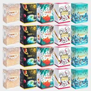 bundle of twenty illustrated bible themed gift box collections