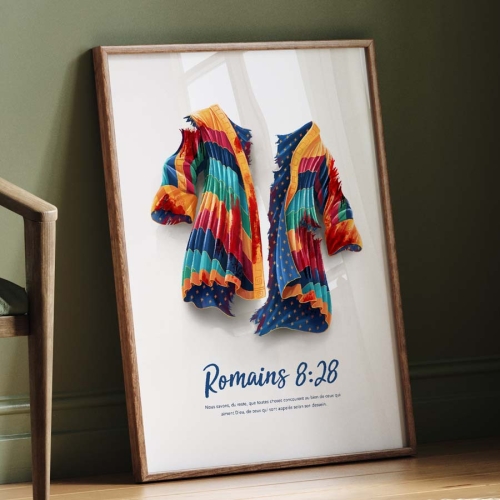 French Joseph’s Coat A4 Art Print