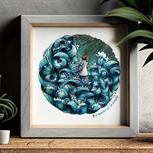 French Storm Print 